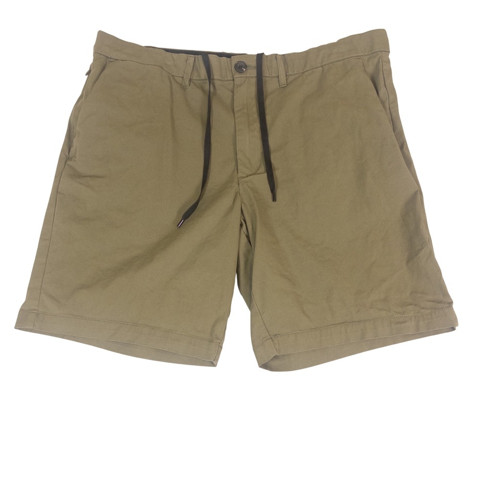 Goodfellow & Co Linden Tech Shorts Mens 40 Olive Green 9 Inch Inseam Drawstring